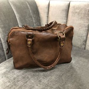 Costanza Rota Soft Italian Leather 3 section Bag